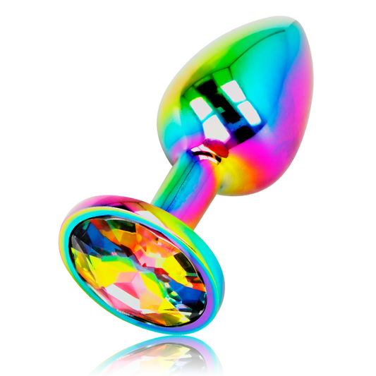 OHMAMA - IRIDESCENT CIRCLE ANAL PLUG SIZE M - ToysByMonk