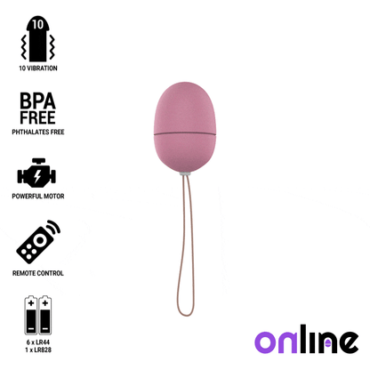 ONLINE - REMOTE CONTROL VIBRATING EGG S PINK ONLINE
