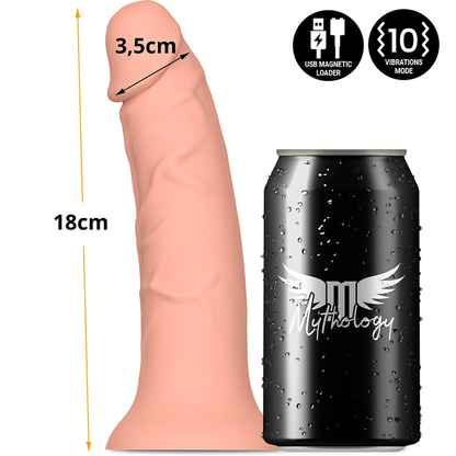 MYTHOLOGY - ASHER ORIGINAL DILDO S - VIBRATOR COMPATIBLE WITH WATCHME WIRELESS TECHNOLOGY MYTHOLOGY FANTASY DILDO