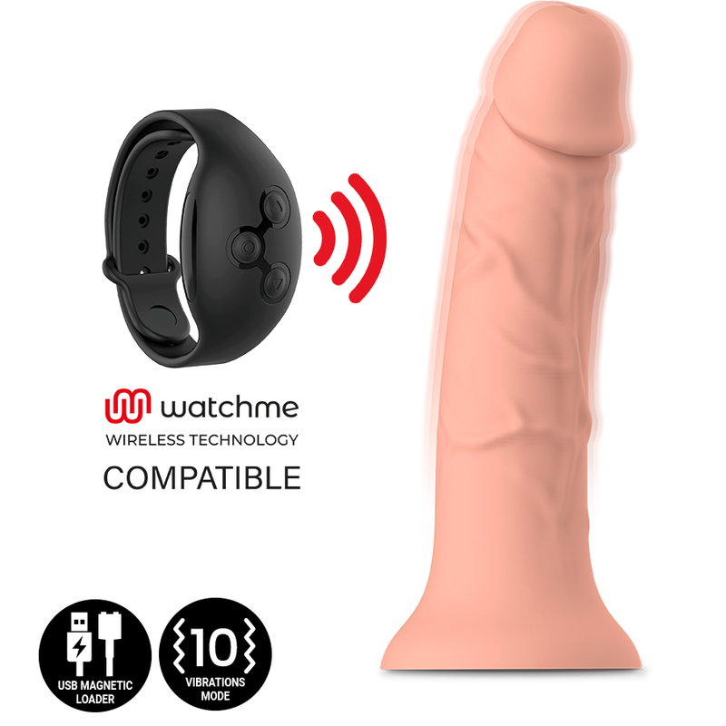 MYTHOLOGY - ASHER ORIGINAL DILDO M - VIBRATOR COMPATIBLE WITH WATCHME WIRELESS TECHNOLOGY MYTHOLOGY FANTASY DILDO