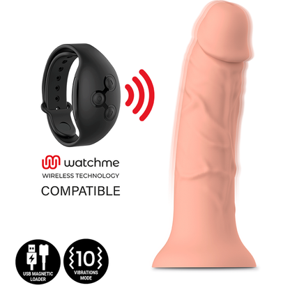MYTHOLOGY - ASHER ORIGINAL DILDO M - VIBRATOR COMPATIBLE WITH WATCHME WIRELESS TECHNOLOGY MYTHOLOGY FANTASY DILDO