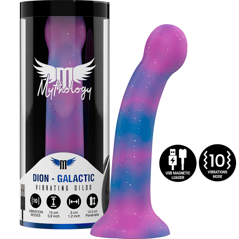 MYTHOLOGY - DION GALACTIC DILDO S - VIBRATOR WATCHME WIRELESS TECHNOLOGY COMPATIBLE MYTHOLOGY FANTASY DILDO