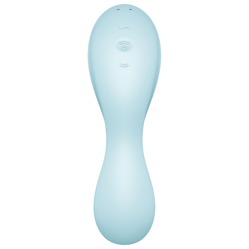 SATISFYER - CURVY TRINITY 5 AIR PULSE STIMULATOR & VIBRATOR APP - ToysByMonk