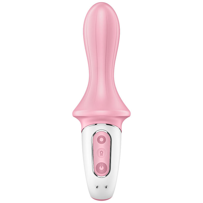 SATISFYER - LUCHTPOMP BOOTY 5+ OPBLAASBARE ANALE VIBRATOR ROZE