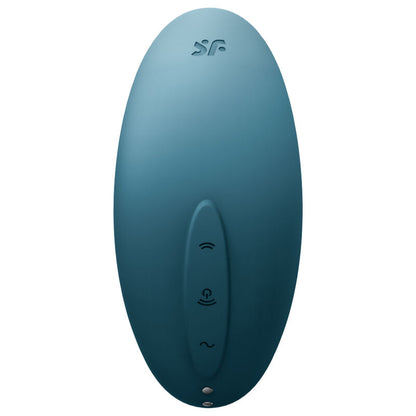 SATISFYER - VULVA LOVER 2 AIR PULSE STIMULATOR & VIBRATOR BLUE - ToysByMonk