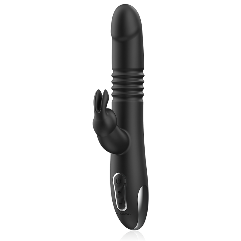 BLACK&SILVER - KENJI STIMULATING VIBE COMPATIBLE WITH WATCHME WIRELESS TECHNOLOGY - ToysByMonk