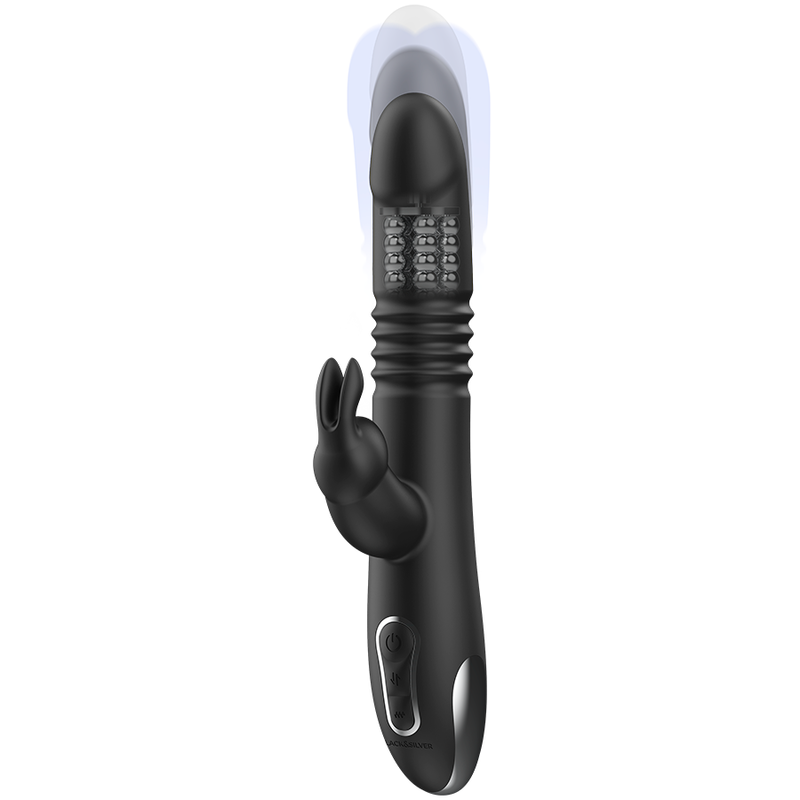BLACK&SILVER - KENJI STIMULATING VIBE COMPATIBLE WITH WATCHME WIRELESS TECHNOLOGY - ToysByMonk