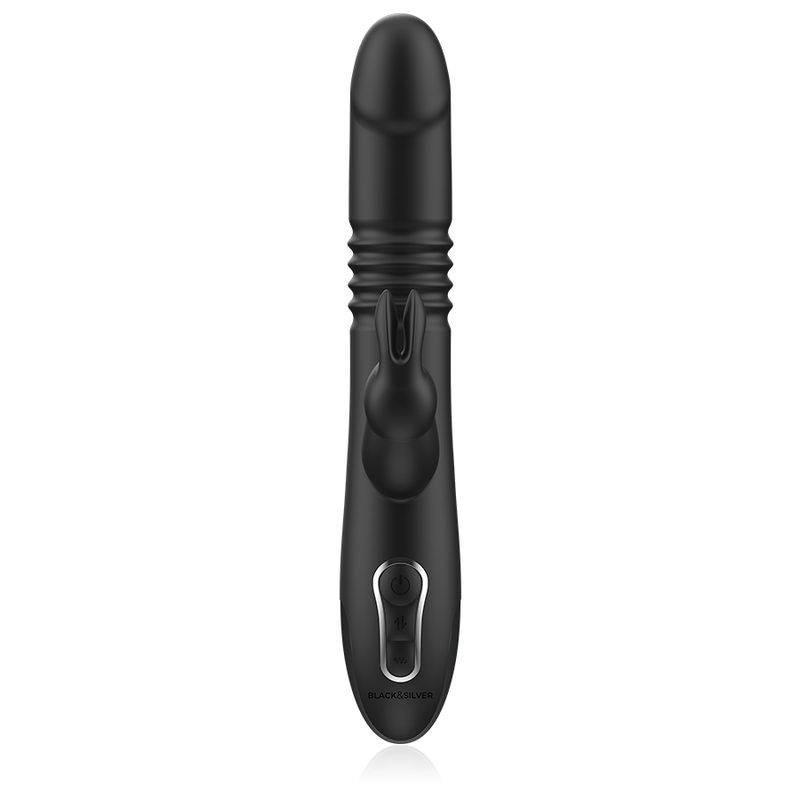 BLACK&SILVER - KENJI STIMULATING VIBE COMPATIBLE WITH WATCHME WIRELESS TECHNOLOGY - ToysByMonk