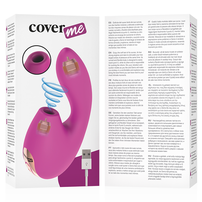 COVERME - CLITORAL SUCTION & POWERFUL G-SPOT RUSH VIBRATOR - ToysByMonk