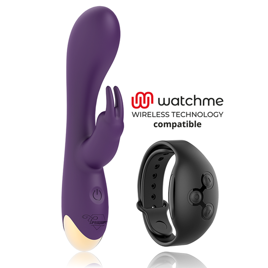 TREASURE - LAURENCE RABBIT VIBRATOR WATCHME WIRELESS TECHNOLOGY COMPATIBLE - ToysByMonk