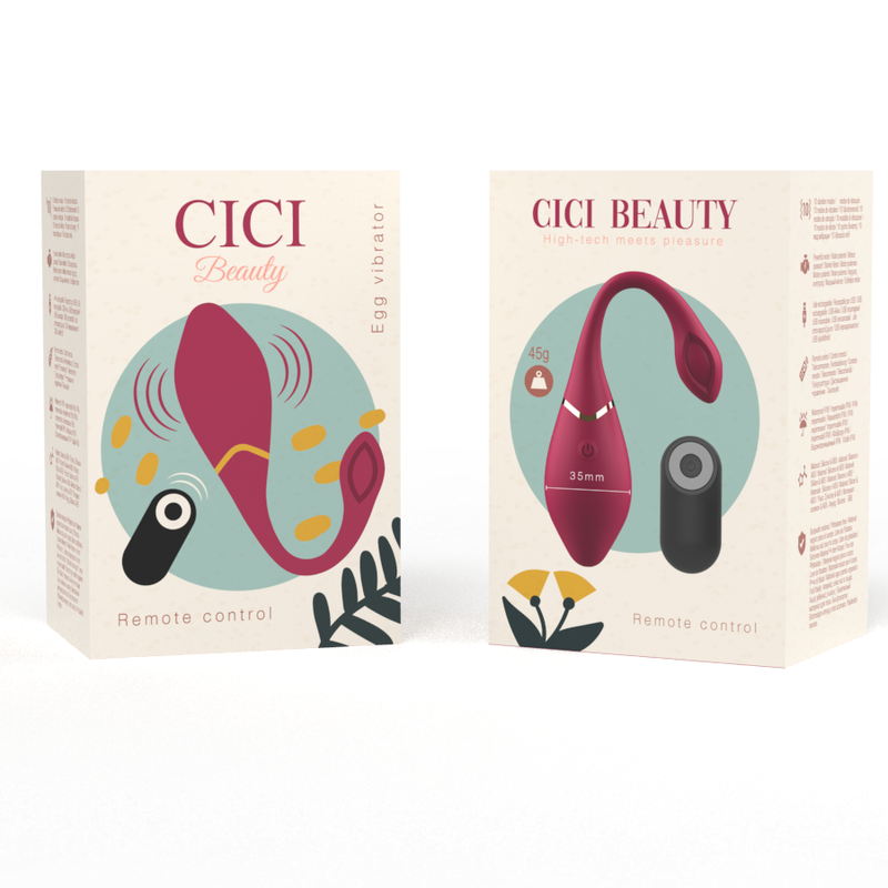 CICI BEAUTY - PREMIUM SILICONE EGG VIBRATOR REMOTE CONTROL - ToysByMonk
