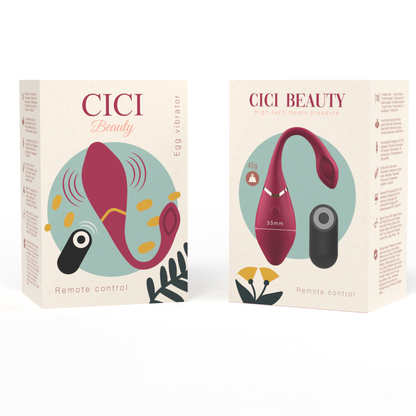 CICI BEAUTY - PREMIUM SILICONE EGG VIBRATOR REMOTE CONTROL - ToysByMonk