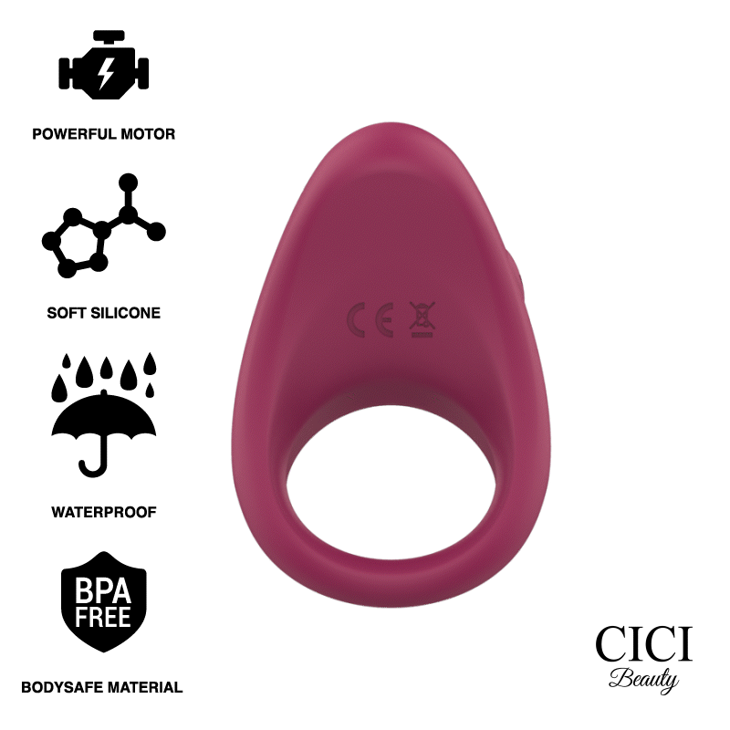 CICI BEAUTY - PREMIUM SILICONE VIBRATING RING CICI BEAUTY