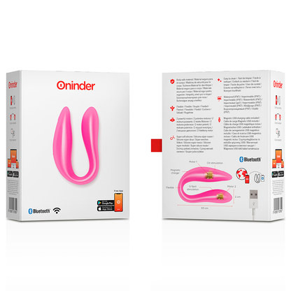 ONINDER - LISBOA BLACK G-POINT & CLITORIS STIMULATOR - FREE APP - ToysByMonk
