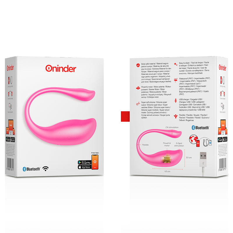 ONINDER - NAIROBI VIBRATING EGG PINK - FREE APP ONINDER