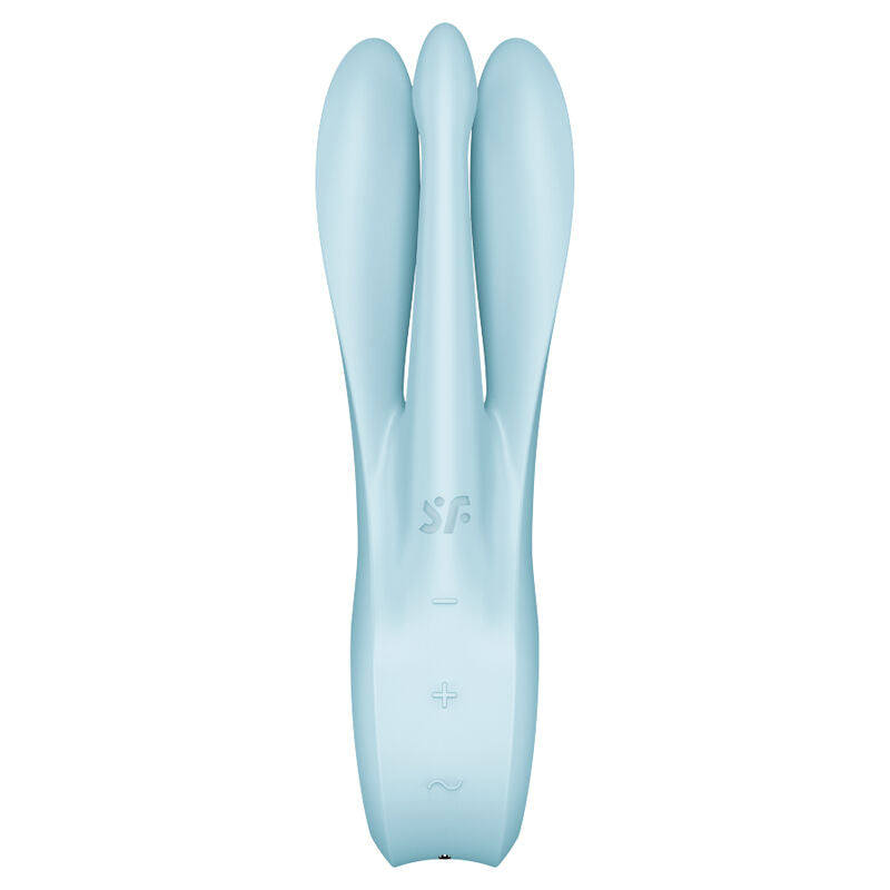 SATISFYER - THREESOME 1 VIBRATOR BLUE - ToysByMonk