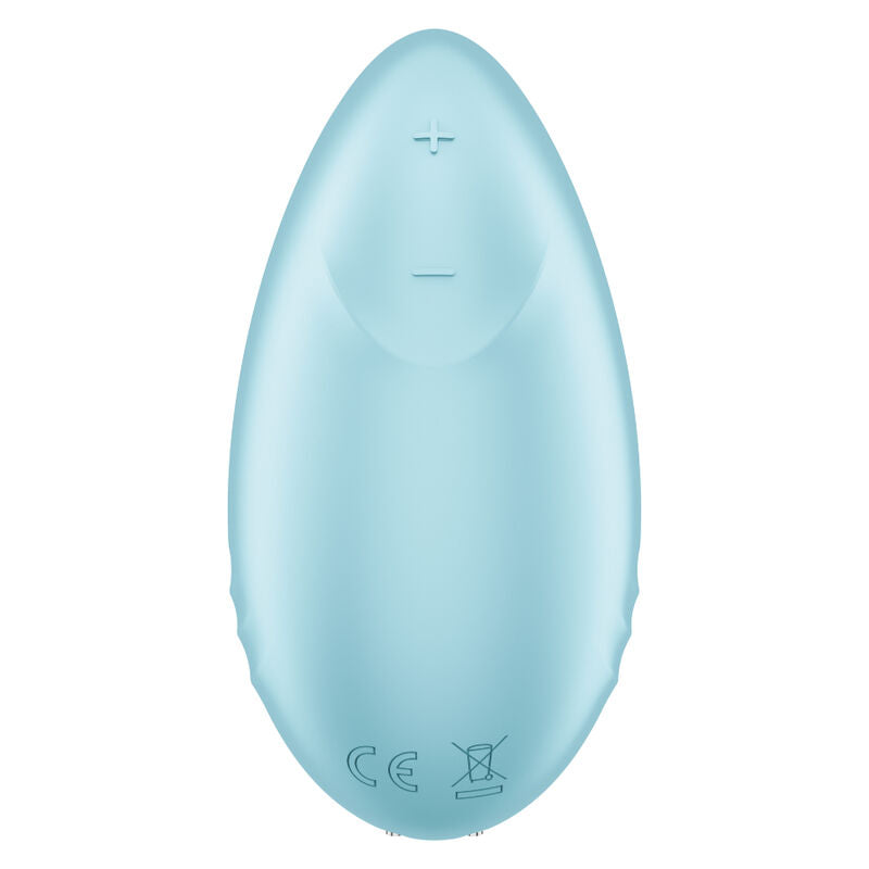 SATISFYER - TROPICAL TIP LAY-ON VIBRATOR BLUE - ToysByMonk