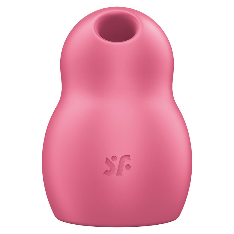 SATISFYER - PRO TO GO 1 DOUBLE AIR PULSE STIMULATOR & VIBRATOR RED - ToysByMonk