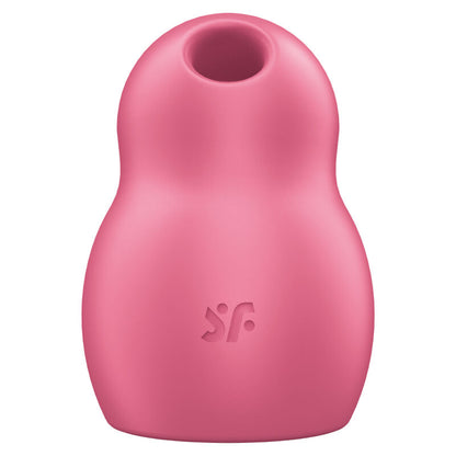 SATISFYER - PRO TO GO 1 DOUBLE AIR PULSE STIMULATOR & VIBRATOR RED - ToysByMonk
