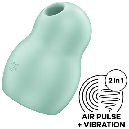 SATISFYER - PRO TO GO 1 DOUBLE AIR PULSE STIMULATOR & VIBRATOR RED - ToysByMonk