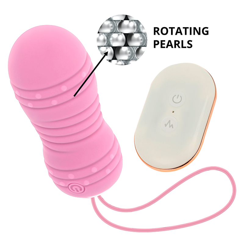 OHMAMA - REMOTE CONTROL EGG 7 MODES ROTATION PINK OHMAMA STIMULATING