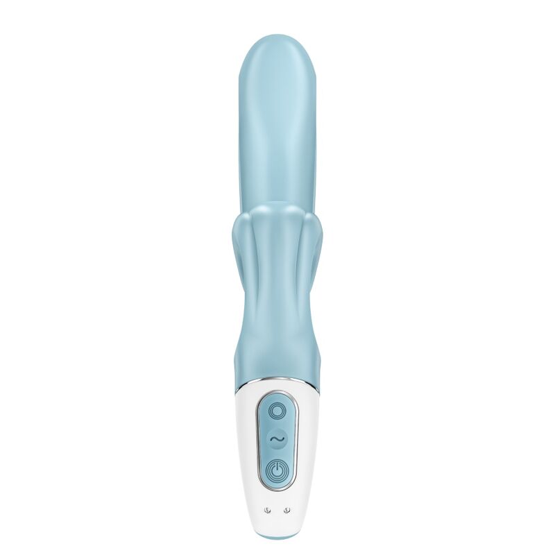 SATISFYER - LOVE ME RABBIT VIBRATION BLUE - ToysByMonk