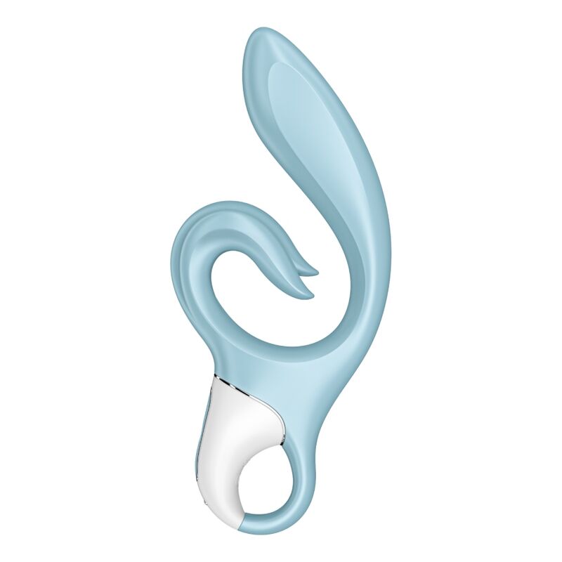 SATISFYER - LOVE ME RABBIT VIBRATION BLUE - ToysByMonk