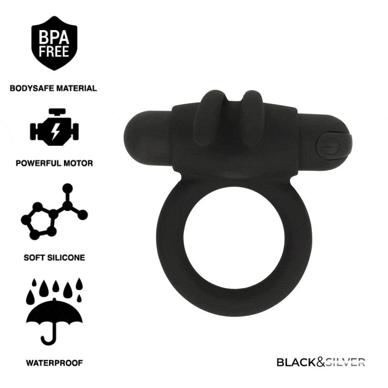 BLACK&SILVER - AGRON RING 2.O BLACK&SILVER