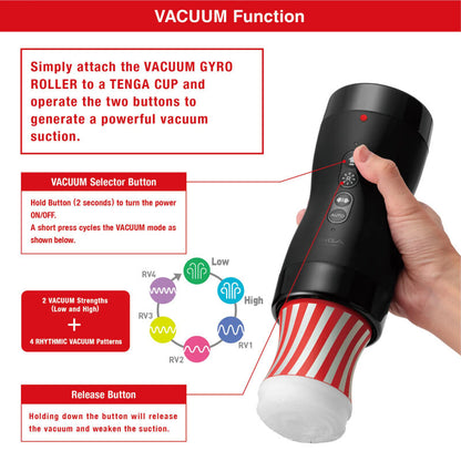 TENGA - VACUUM GYRO ROLLER SUCTION & ROTATION - ToysByMonk