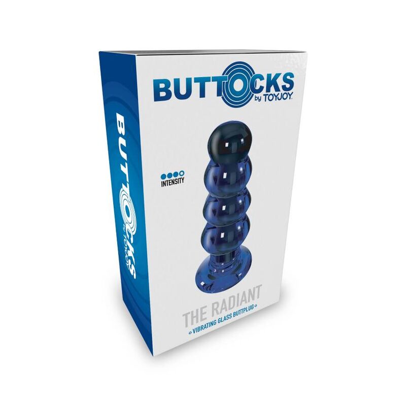 TOYJOY - BUTTOCKS THE RADIANT GLASS BUTTPLUG - ToysByMonk