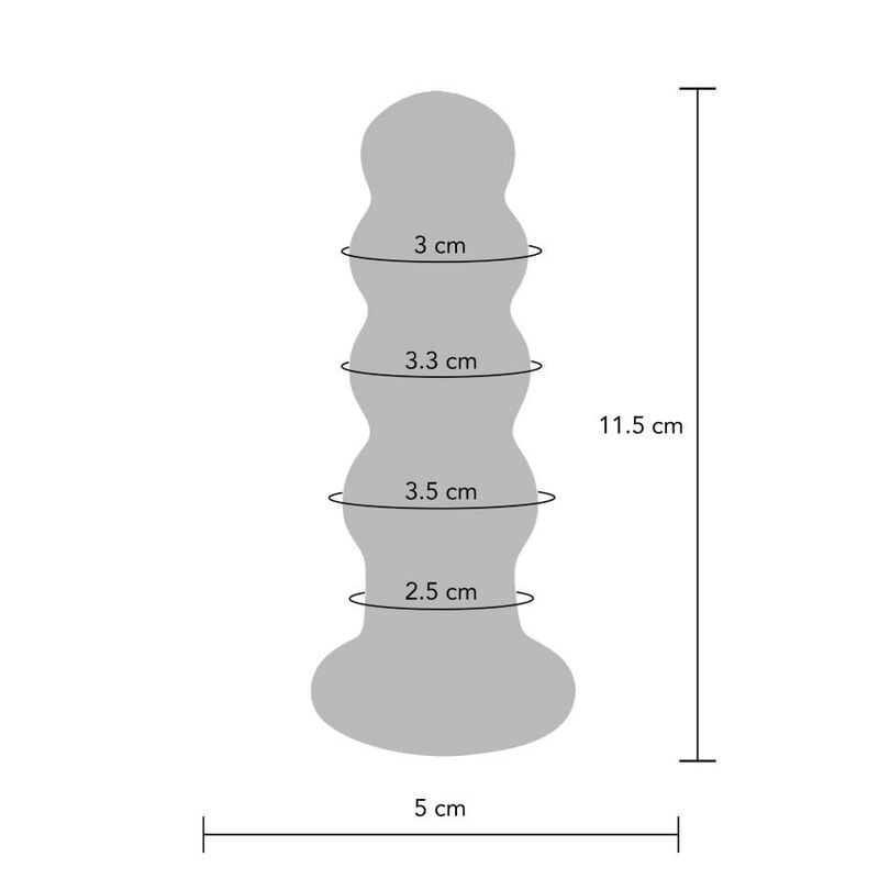 TOYJOY - BUTTOCKS THE RADIANT GLASS BUTTPLUG - ToysByMonk