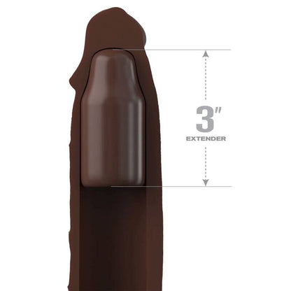 FANTASY X- TENSIONS - PIPEDREAMS EXTENSION W STRAP 17,78 CM BROWN FANTASY X-TENSIONS