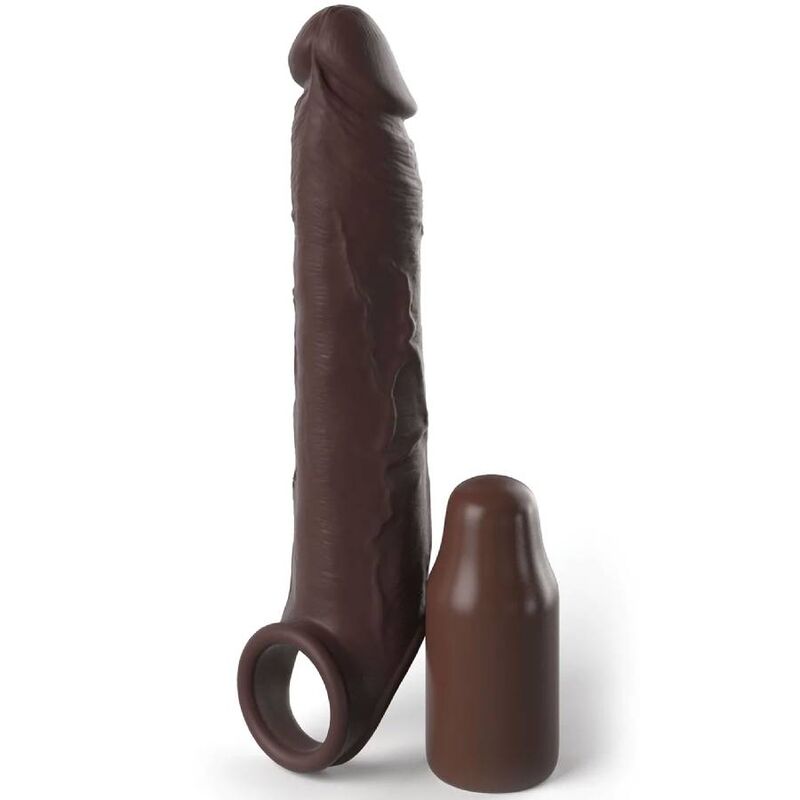 FANTASY X- TENSIONS - PIPEDREAMS EXTENSION W STRAP 17,78 CM BROWN - ToysByMonk