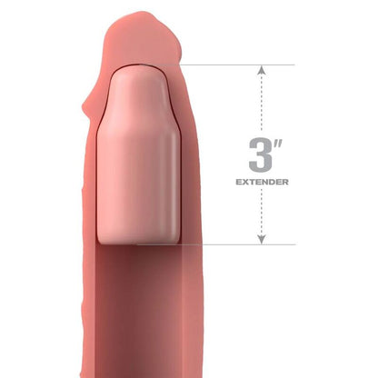 FANTASY X- TENSIONS - PIPEDREAMS SLEEVE 22,86 CM + 7,62 CM PLUG SKIN FANTASY X-TENSIONS