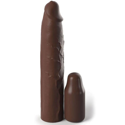 FANTASY X- TENSIONS - PIPEDREAMS SLEEVE 22,86 CM + 7,62 CM PLUG BROWN - ToysByMonk