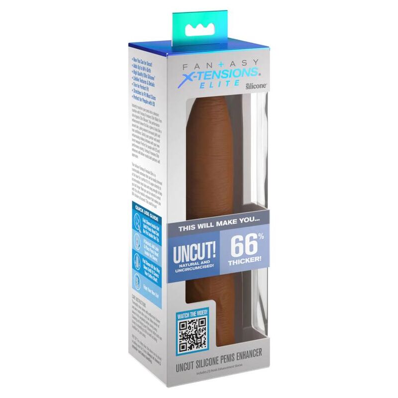 FANTASY X- TENSIONS - PIPEDREAMS EXTENSION SLEEVE UNCUT 17,78 CM CARAMEL FANTASY X-TENSIONS