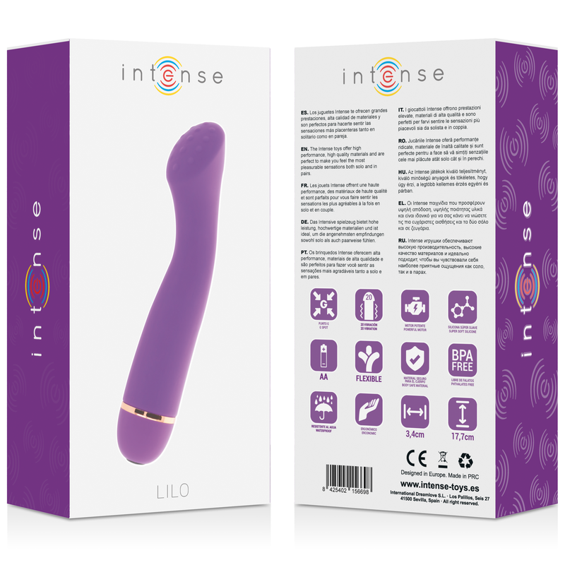 INTENSE - LILO 20 SPEEDS SILICONE LILAC INTENSE FUN