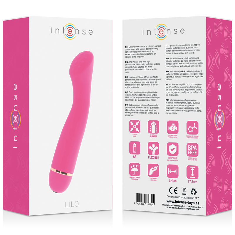 INTENSE - LILO 20 SPEEDS SILICONE PINK INTENSE FUN