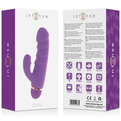 INTENSE - CRASS 20 SPEEDS SILICONE LILAC - ToysByMonk