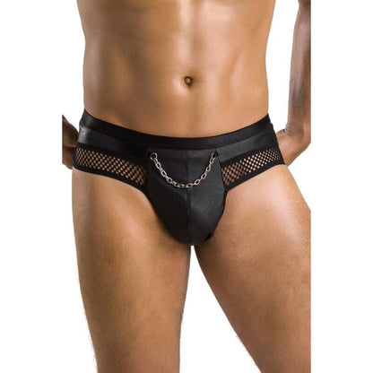 PASSION - 030 OPEN SLIP TOM BLACK S/M - ToysByMonk
