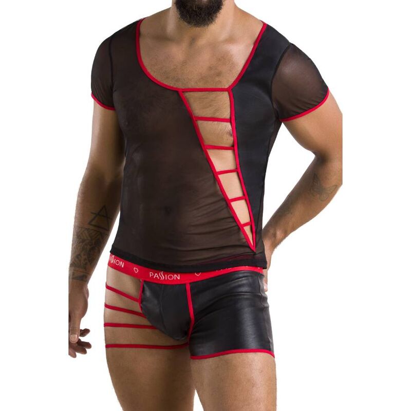 PASSION - 055 SET MARK BLACK S/M PASSION MEN