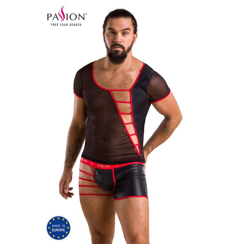 PASSION - 055 SET MARK BLACK S/M - ToysByMonk