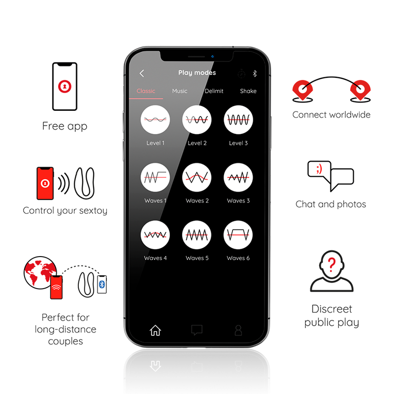 ONINDER - LISBOA BLACK G-POINT & CLITORIS STIMULATOR - FREE APP - ToysByMonk