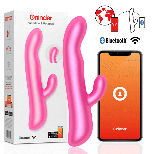 ONINDER - OSLO VIBRATIE &amp; ROTATIE ROZE - GRATIS APP