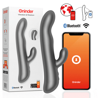 ONINDER - OSLO VIBRATIE &amp; ROTATIE ROZE - GRATIS APP