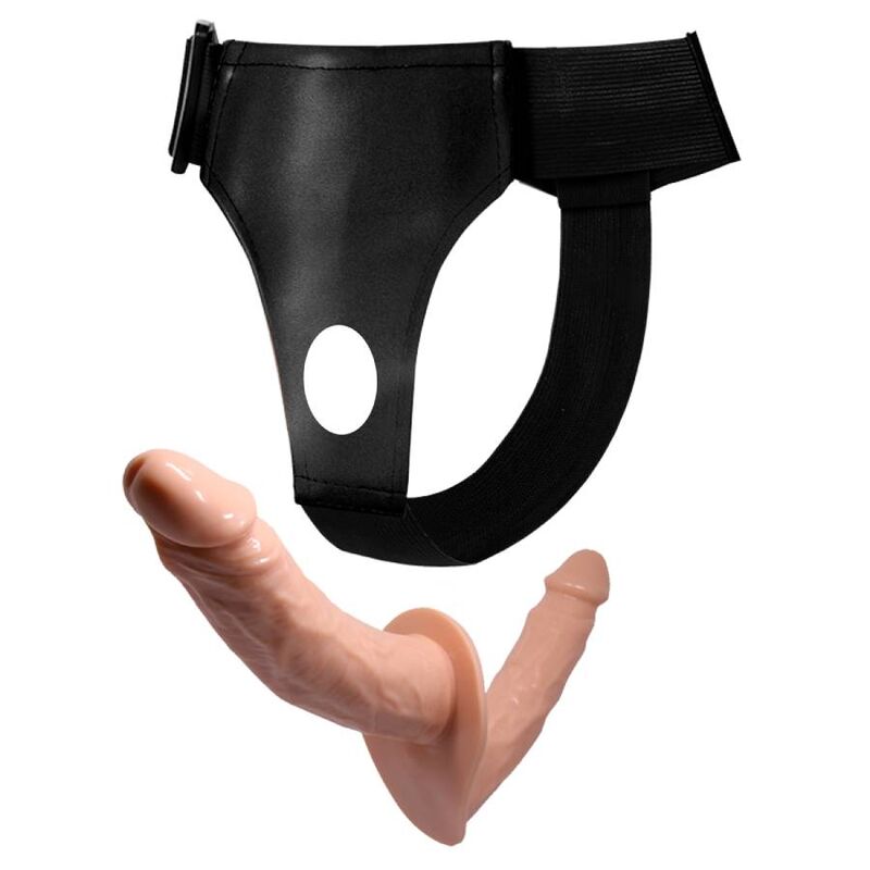 BAILE - ULTRA PASSIONATE DOUBLE DILDOS WITH HARNESS BAILE HARNESS COLLECTION