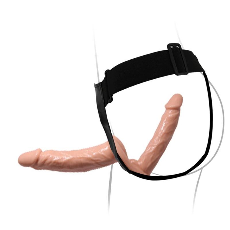 BAILE - ULTRA PASSIONATE DOUBLE DILDOS WITH HARNESS BAILE HARNESS COLLECTION