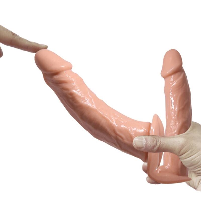 BAILE - ULTRA PASSIONATE DOUBLE DILDOS WITH HARNESS BAILE HARNESS COLLECTION
