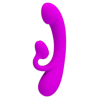 PRETTY LOVE - SINCERE VIBRATOR AND CLITORIS SUCKER PURPLE SILICONE - ToysByMonk