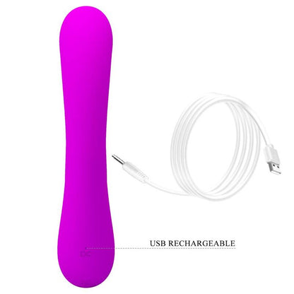 PRETTY LOVE - SINCERE VIBRATOR AND CLITORIS SUCKER PURPLE SILICONE - ToysByMonk